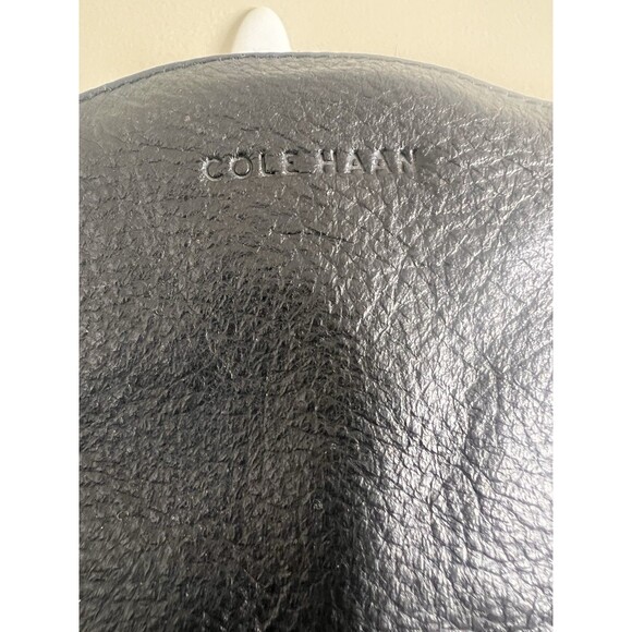 COLE HAAN WAYLAND BLACK LEATHER PEBBLED BACKPACK In Excellent Condition - Picture 2 of 7
